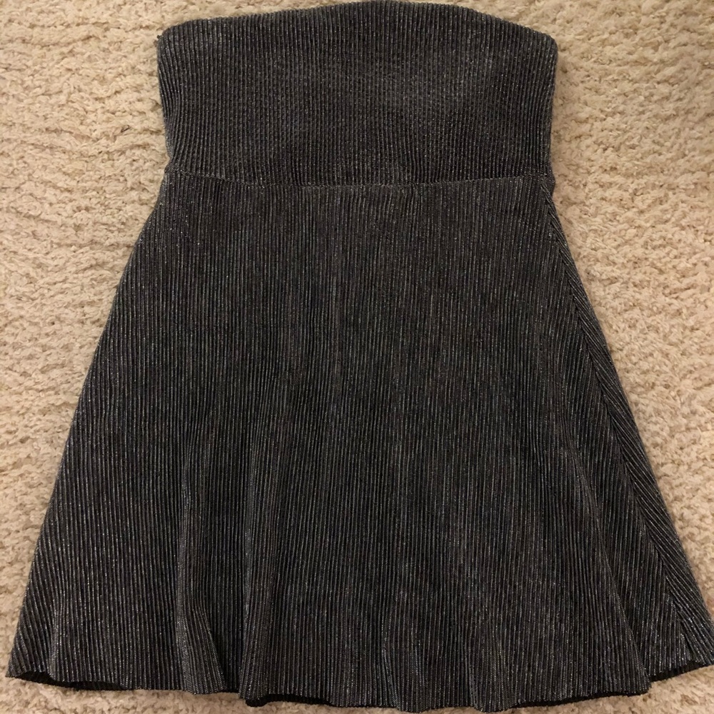 Wild Fable Metallic Shimmer Skater Dress